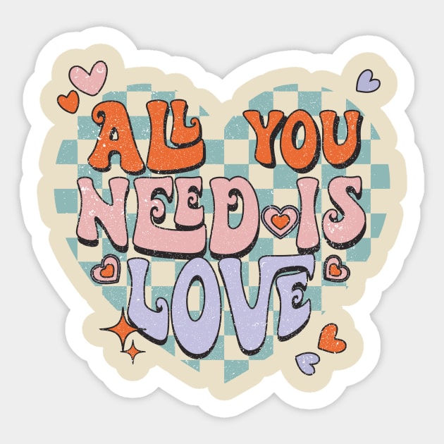 All You Need Is Love Sticker by EliseOB